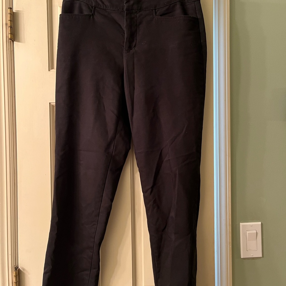 Chaps Classic Black Trousers